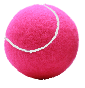 Pink tennis balls 