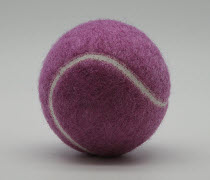 pastel colour tennis ball 