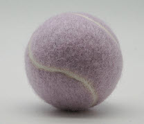 pastel shade tennis ball
