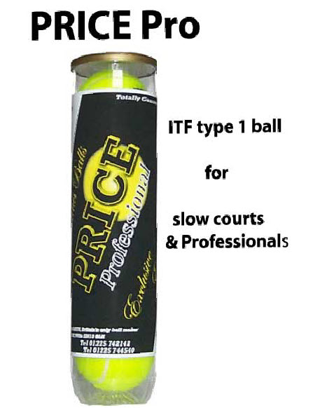 Tennis balls for clay and slow courts.