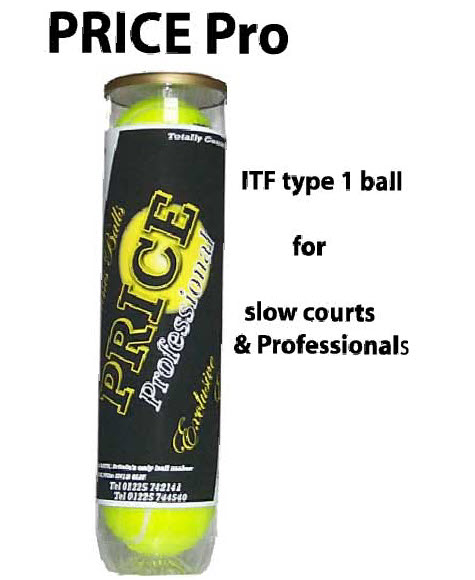 Tennis balls for clay and slow courts.