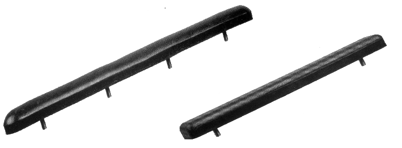 Rubber side buffer 12" for boat trailer DMP17