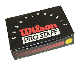 Wilson Pro Staff squash balls, made by Price of Bath