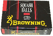 Browning squash balls made by Price of Bath