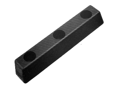 Rubber12" block for boat trailer dmp12