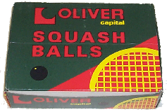 OlLIVER, squash balls,made by Price of Bath