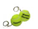 tennis ball keyrings