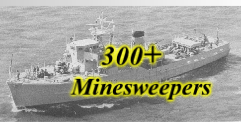 300+ mine sweepers fitted with Price rubber mounts