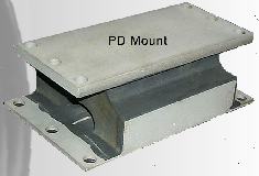  Anti-vibration rubber shock mount for MOD naval equipment 