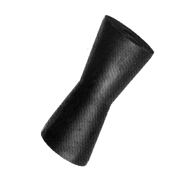  V  shape Rubber boat trailer  Roller 8"