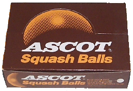 Ascot, squash balls, made by Price of Bath