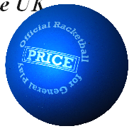 BLUE RACKET BALLl, made by Price of bath,Official ball makers