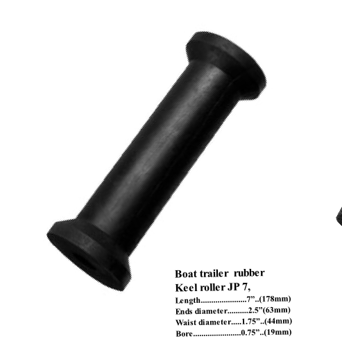 J Price Rubber Boat Trailer JP7 Keel Roller