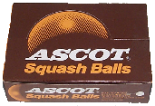 Ascot squash balls made by Price of Bath