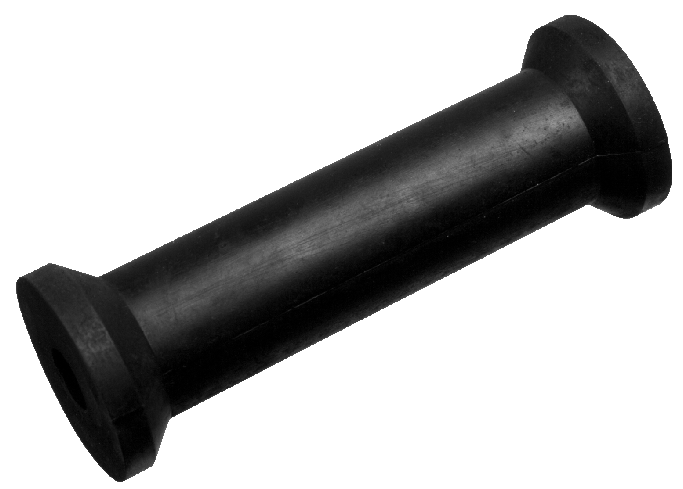Rubber7"  flanged keel rollerfor boat trailers   JP7  Made by J Price in UK