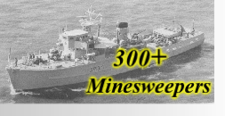 300+ mine sweepers with Price rubber mounts