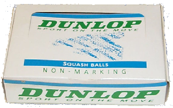 DUNLOP SQUASH BALLS  made by Price of Bath
