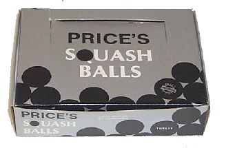 SQUASH BALLS, by Price