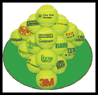 Tennis Balls -branded-printed-with company names