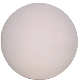 4.5" rubber ball