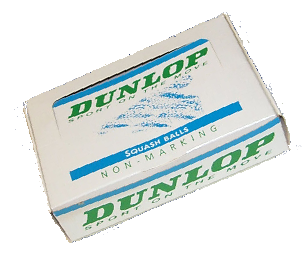 DUNLOP SQUASH BALLS,  made by Price of Bath