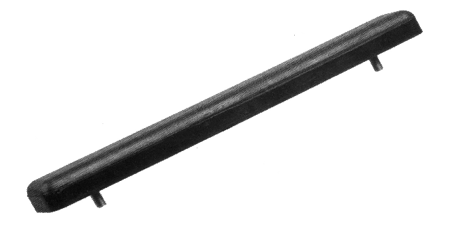 Rubber side buffer 12" for boat trailer DMP17