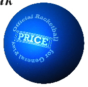 BLUE RACKET BALLS,, made by Price of bath,Official ball makers
