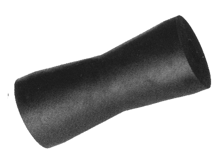 5"Rubber V roller boat trailer JP3VS made in UK. Long life 70 hardness rubber