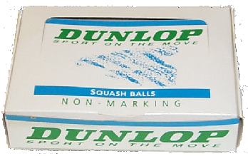 DUNLOP SQUASH BALLS,  made by Price of Bath