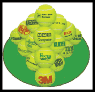 Tennis Balls -branded-printed-with company names