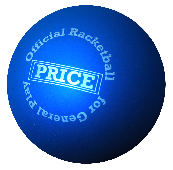 BLUE RACKET BALLS,, made by Price of bath,Official ball makers