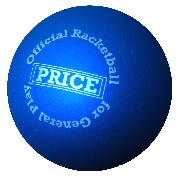  RACKETBALL balls- made by Price of bath-Official ball makers