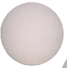 4.5" rubber ball