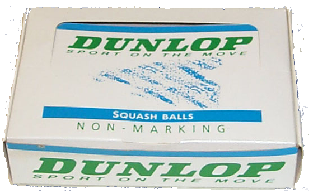 DUNLOP SQUASH BALLS,  made by Price of Bath