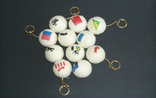 keyrings branded with Swiss canton flags