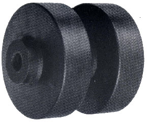 rubber double roller for boat trailer DMP21